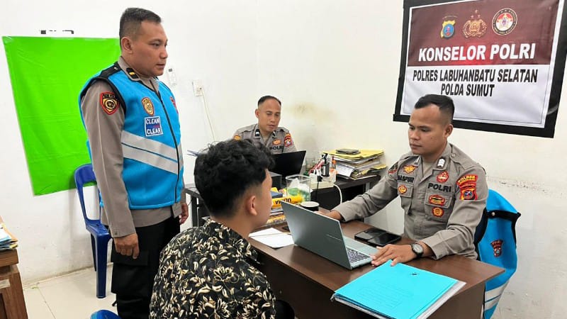 Dozens of South Labuhanbatu Youth Eagerly Join Polri Selection 2026