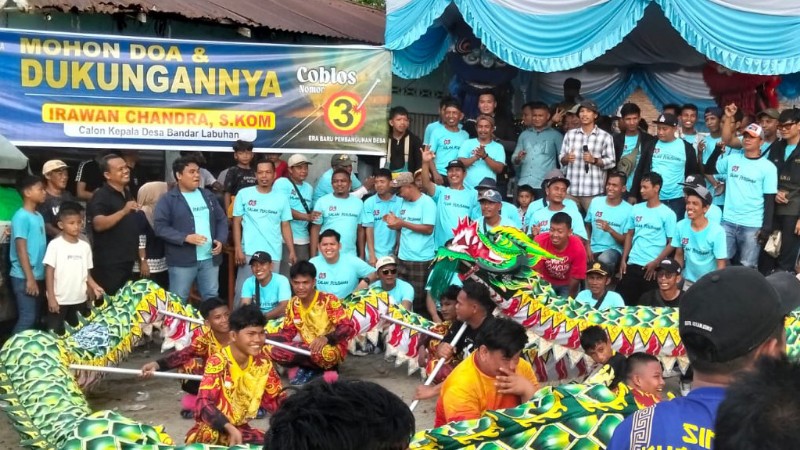 Festive Campaign in Bandar Labuhan Draws Massive Crowds with Traditional Performances