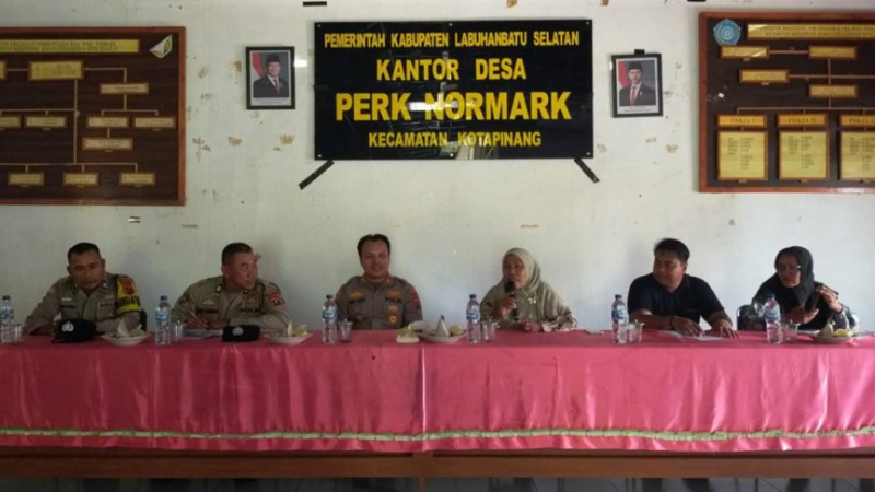 Kotapinang Police Call for Joint Action Against Palm Oil Theft, Drugs, and Child Violence