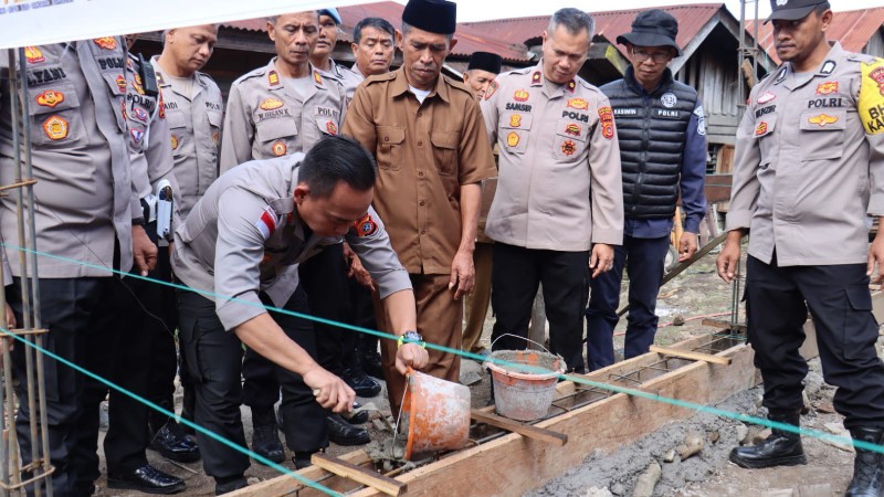 Aceh Tengah Police Build Livable House for Elderly Woman Ahead of Bhayangkara Day 2026