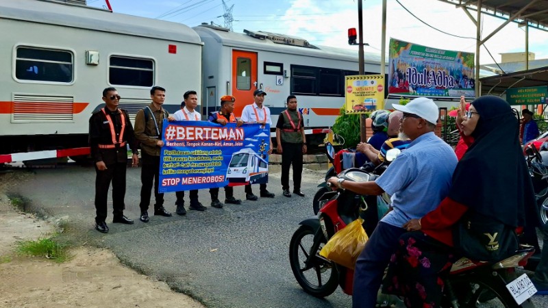 KAI Bandara Launches Safety Campaign on Medan&ndash;Binjai Route