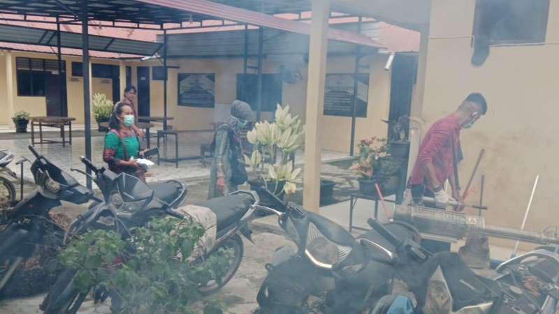 Mass Fogging Operation Launched in Kotapinang to Combat Rising Dengue Threat