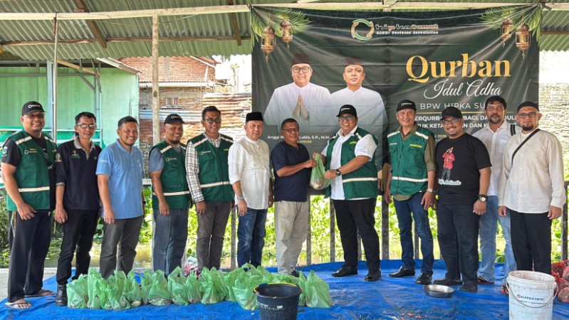 HIPKA HMI North Sumatra Holds Eid al-Adha Qurban in Medan, Strengthens Solidarity