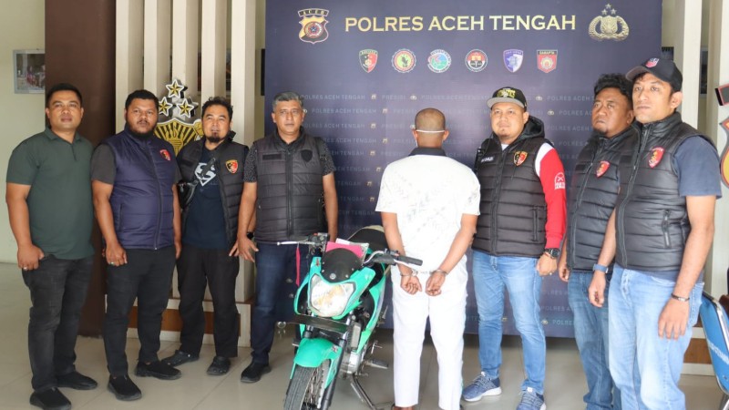 Aceh Tengah Police Arrest Motorcycle Theft Suspect in Celala