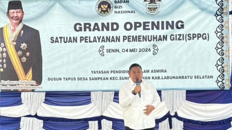 SPPG Tapus Launches Free Nutritious Meal Program in South Labuhanbatu