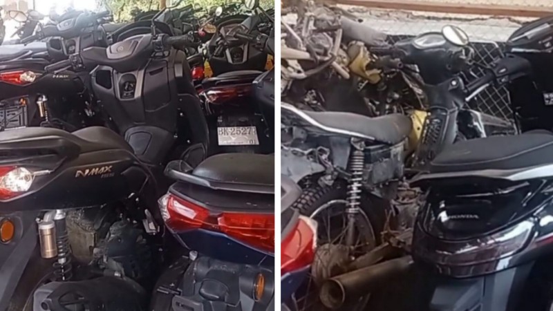 Labuhanbatu Selatan Police Opens Claim Process for 18 Recovered Stolen Vehicles