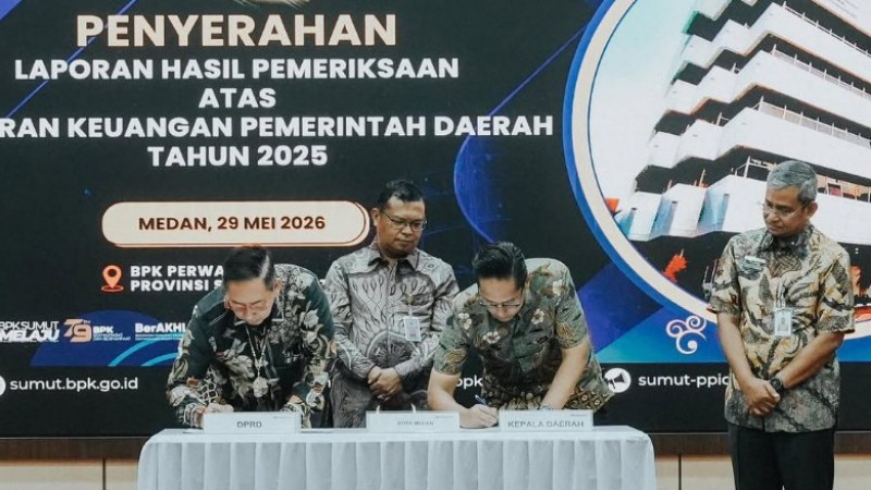 Medan Secures Sixth Consecutive Unqualified Audit Opinion from BPK RI
