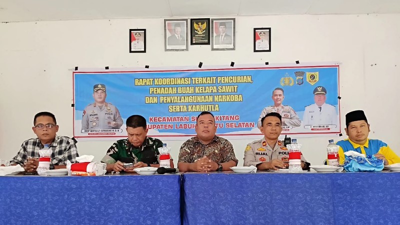 Silangkitang Police Tighten Control Over Stolen Palm Oil Trade