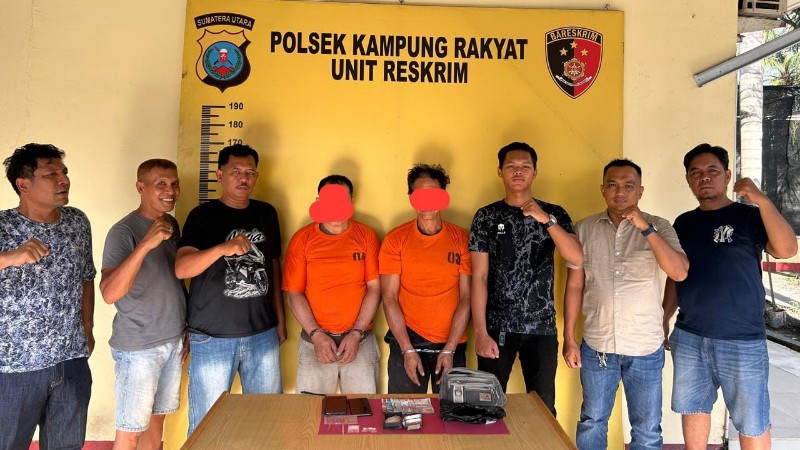 Kampung Rakyat Police Bust Drug Hideout in Oil Palm Plantation in Labuhanbatu Selatan