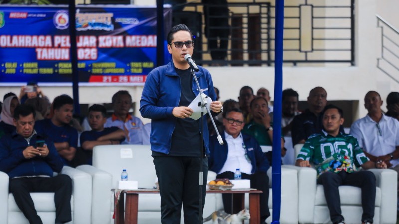 Rico Waas Opens Medan Student Sports Week 2026, 1,100 Young Athletes Compete