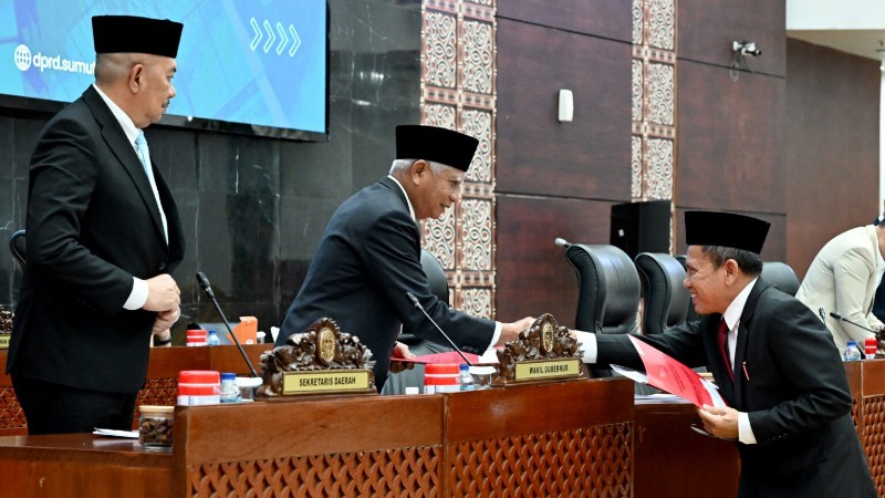 North Sumatra DPRD Adopts 2025 LKPj Recommendations