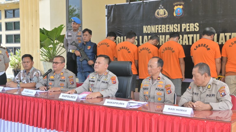 Labuhanbatu Selatan Police Arrest Six in Cattle Theft Syndicate Ahead of Eid al-Adha