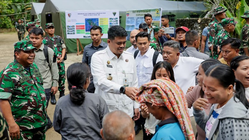 Bobby Nasution Backs TNI AD Infrastructure Program in Nias