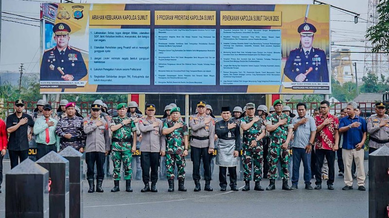 Medan Strengthens Security Through Sispamkota Drill