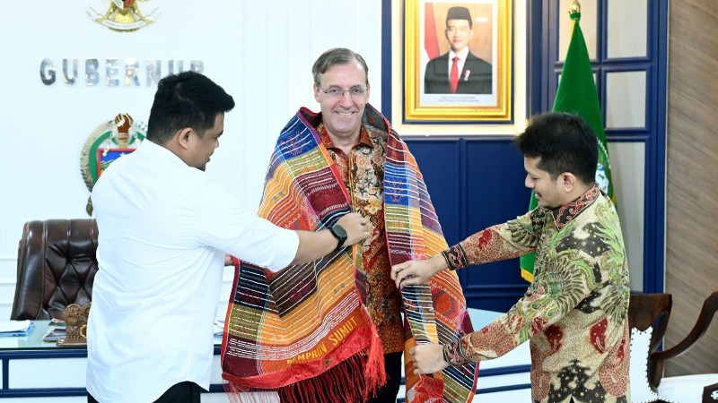 Bobby Nasution Expands North Sumatra-Netherlands Cooperation on Food Security and Energy