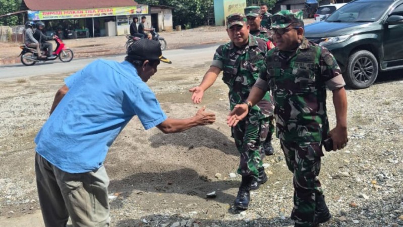 Bridging Development: Kodam I/BB Oversees Garuda Bridge and &ldquo;Red and White Cooperative&rdquo; Projects in Labuhanbatu