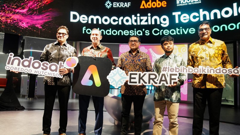Indosat, Adobe, Ministry Boost Indonesia's Digital Creative Economy