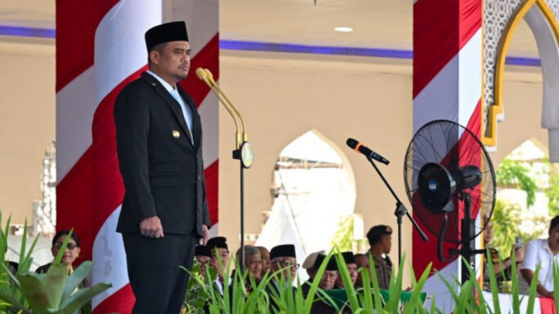 Bobby Nasution Leads Pancasila Day in Deli Serdang