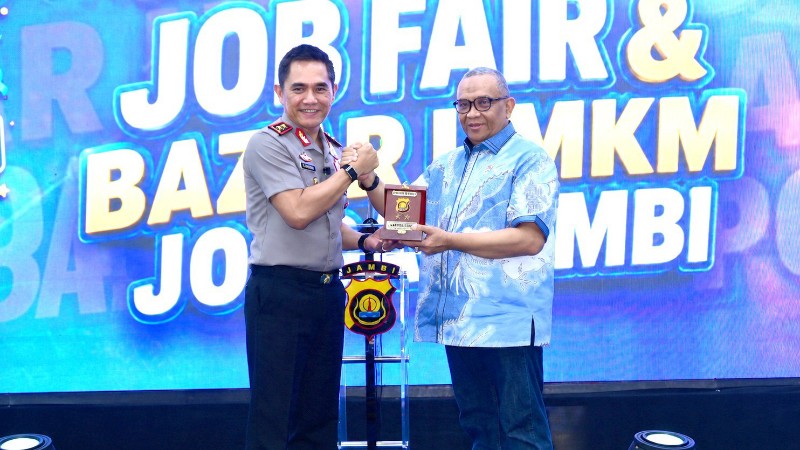 Polda Jambi Hosts Bhayangkara Presisi Job Fair, Offers 1,000 Jobs and Boosts MSME Economy