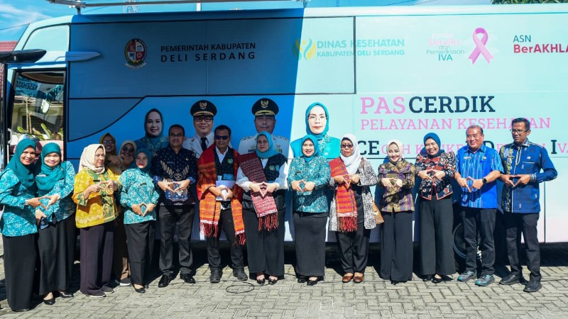 Deli Serdang Launches Mobile IVA Test for Early Cervical Cancer Detection