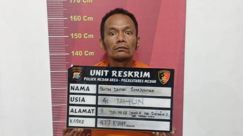 Medan Area Police Arrest Truck Tire Theft Suspect in Medan Kota