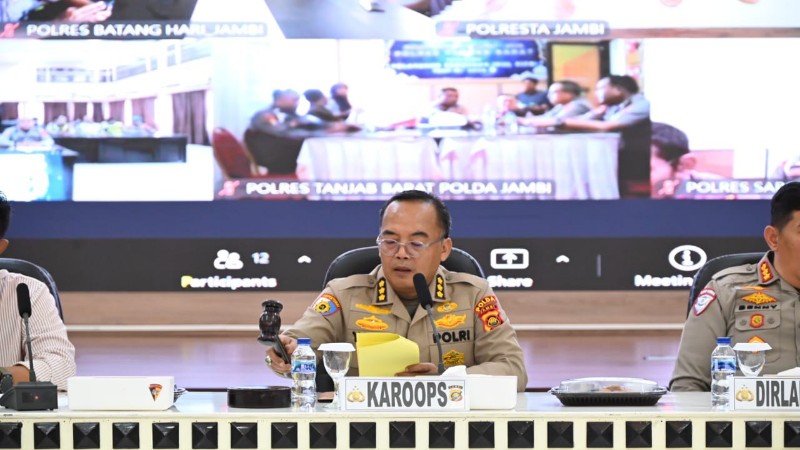 Jambi Police Intensify Preparations for &ldquo;Operasi Patuh Siginjai 2026&rdquo; with Focus on Electronic Enforcement