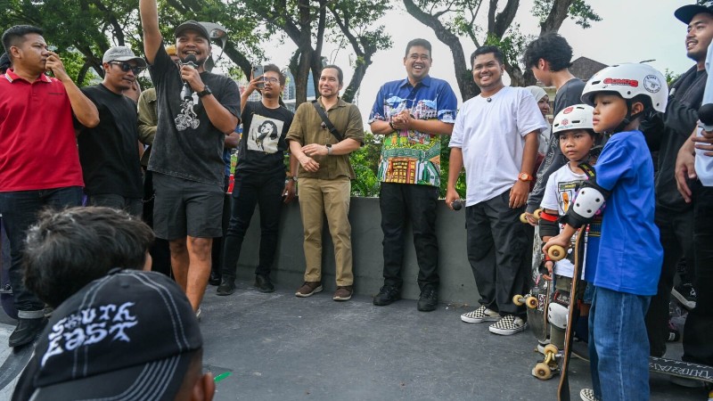 Bobby Nasution Promotes Expansion of Events and Skateparks to Advance Skateboarding in North Sumatra