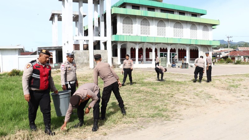 Aceh Tengah Police Hold Religious Community Service at Two Mosques Ahead of 80th Bhayangkara Anniversary
