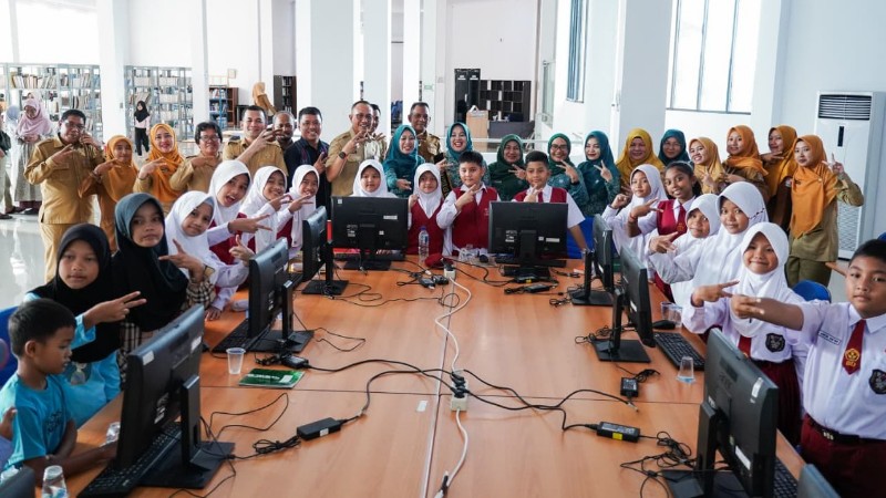 Free English and Computer Classes Launch at Deli Serdang Library to Strengthen Early Literacy