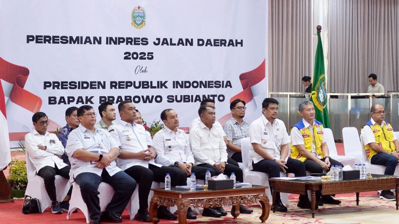 Bobby Nasution Attends Regional Roads Inauguration, North Sumatra Receives 7.10 Kilometers of Strategic Road Infrastructure