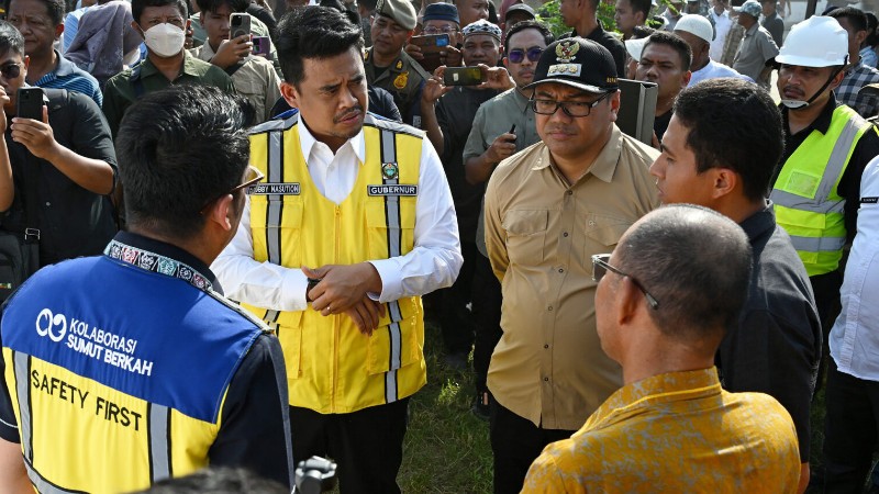 Bobby Nasution Inspects Galang Road, Infrastructure Upgrade to Be Accelerated