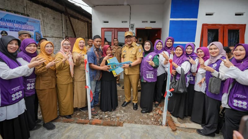 Deli Serdang Regent Inaugurates RTLH Program House in Sunggal