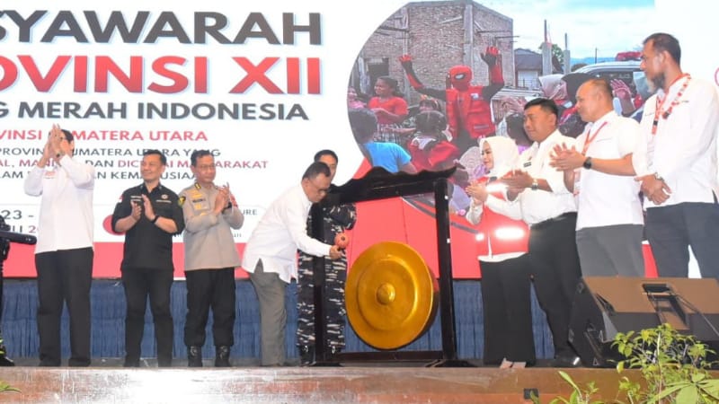 Deli Serdang Deputy Mayor Joins PMI North Sumatra Musprov XII to Strengthen Humanitarian Service Synergy