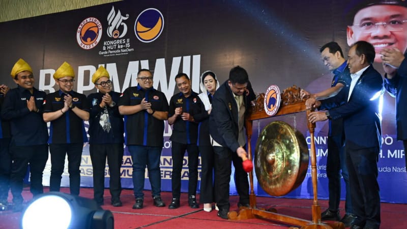 Bobby Nasution Calls on GP Nasdem North Sumatra to Strengthen Nationalism and Fight Drugs