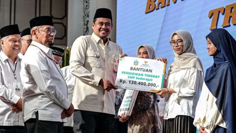 Bobby Nasution Distributes Rp3.5 Billion in ZIS Assistance to 5,051 Beneficiaries in North Sumatra