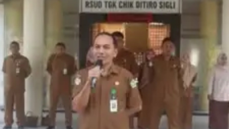 RSUD Tgk Chik Ditiro Sigli Strengthens Discipline and Healthcare Service Quality