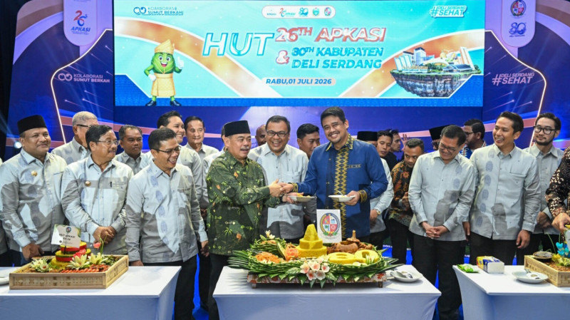 Bobby Nasution Calls for Fiscal Synergy Between Province and Regencies at APKASI Anniversary in Deliserdang