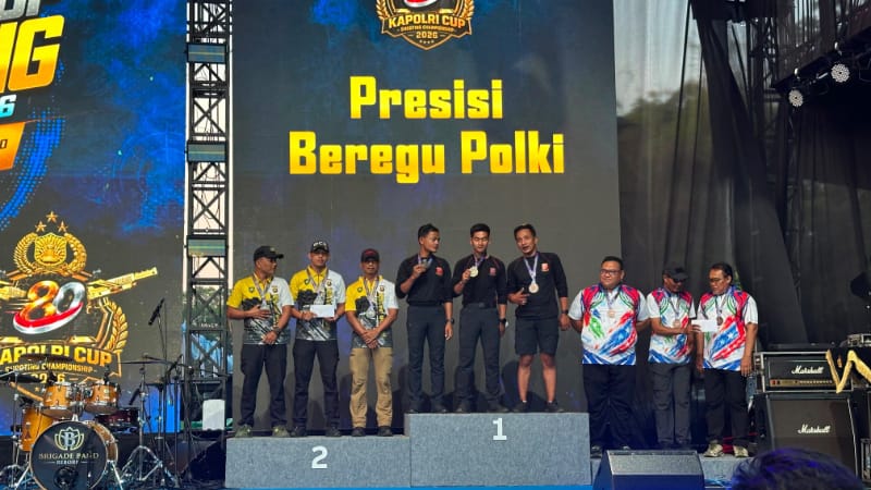 Polda Jambi Wins Runner-Up in Men's Team Event at Kapolri Cup 2026