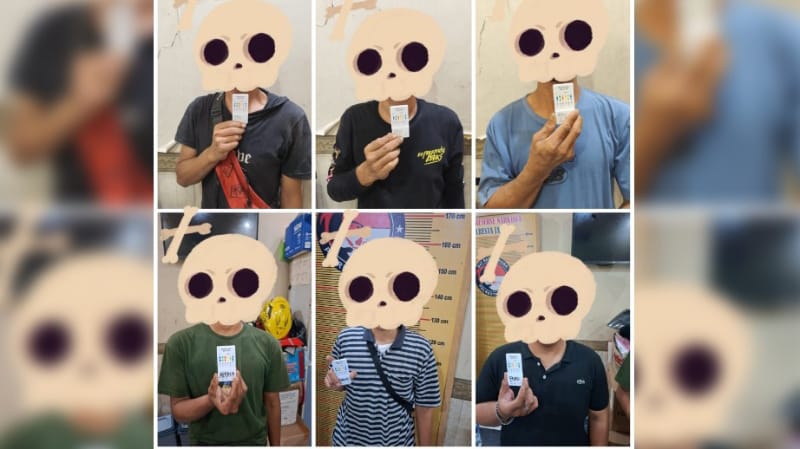 Operation Antik: Jambi Police Arrest Six People After Positive Drug Tests