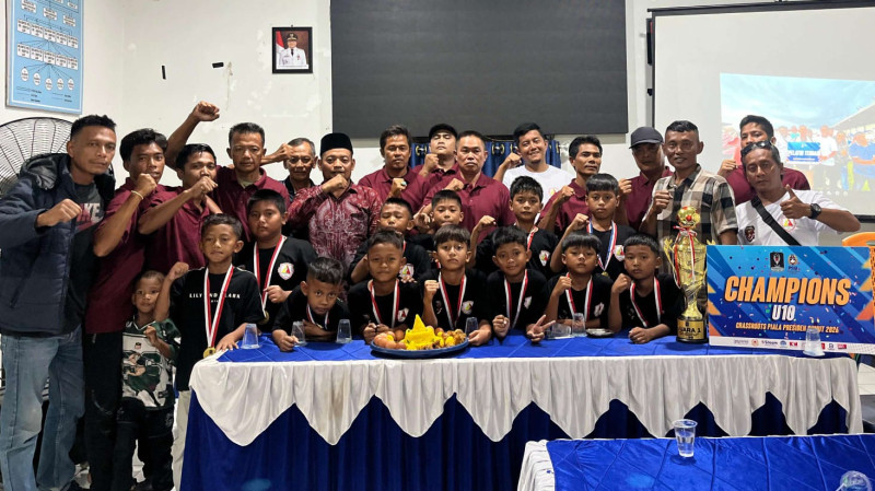 Kolam Village Head Sends Off Turangga Ceta FC U-10 for Grassroots Piala Presiden 2026 National Finals