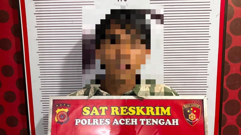 Aceh Tengah Police Arrest Suspected Laptop Thief
