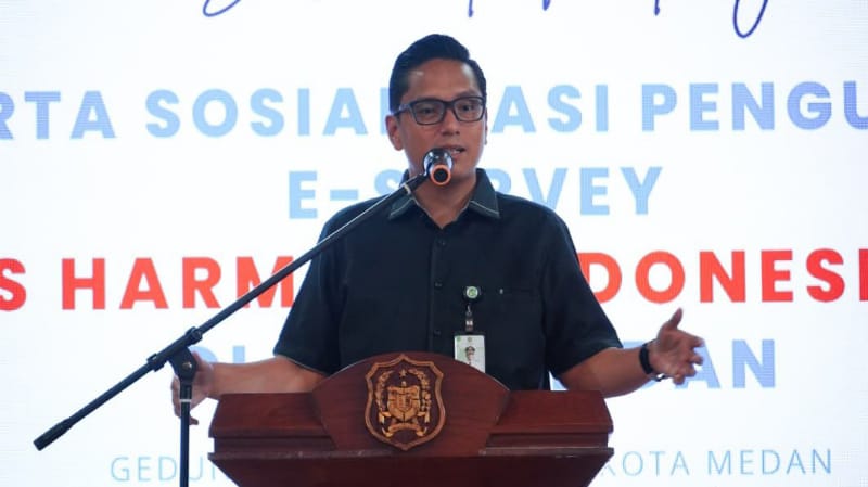 Rico Waas Calls on Medan Residents to Strengthen Tolerance Through Harmony Index E-Survey