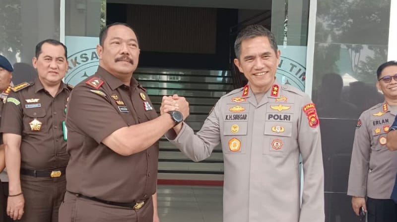 Jambi Police Chief Strengthens Law Enforcement Cooperation with Jambi Prosecutor&rsquo;s Office