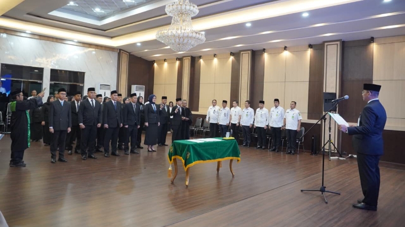 Medan Secretary Inaugurates 22 Leaders to Strengthen Public Services