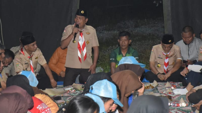 Deli Serdang Deputy Regent Joins Scout Contingent Overnight Camp at Jamdasu XI 2026