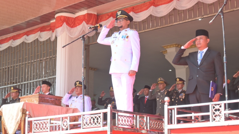 70 Paskibra Members Lead Labusel&rsquo;s 81st Independence Day Flag Ceremony