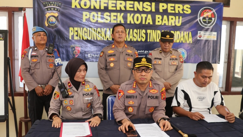 Kota Baru Police Arrests Three Suspected Motorcycle Thieves in Jambi