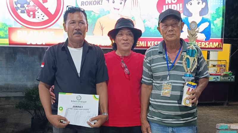 Sudirman-Erianto Win North Sumatra Domino Tournament 2026