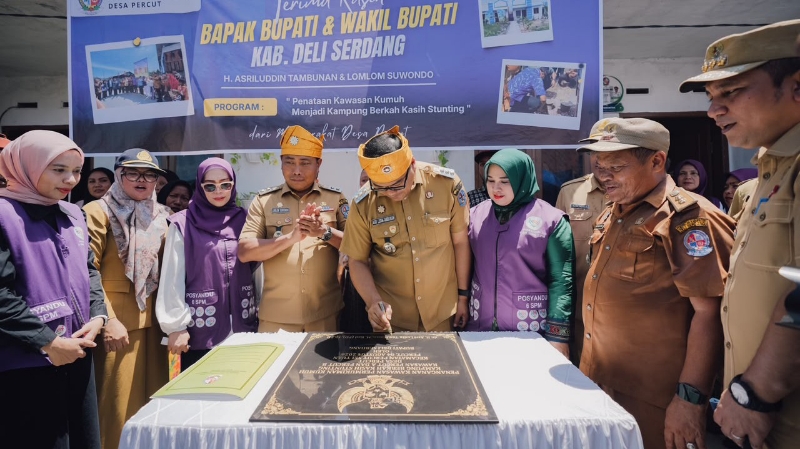 Deli Serdang Launches Kampung Berkah Kasih Stunting in Percut Village