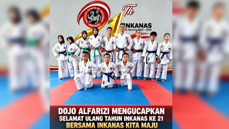 Dojo Alfarizi Congratulates INKANAS on 21st Anniversary
